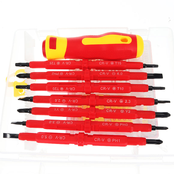 7pcs 1000V Electronic Insulated Screwdriver Set Repair Tools