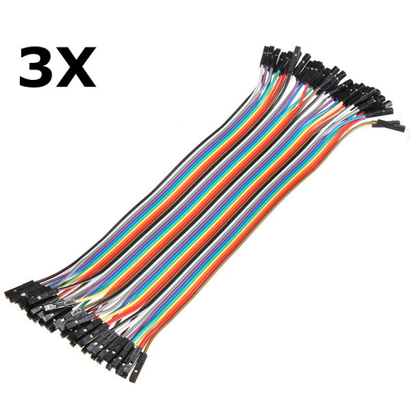 120pcs 20cm Female to Female Dupont Jumper Cable Dupont Wire For Arduino