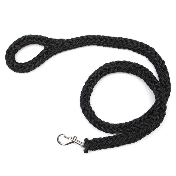 Hunting 115CM Pet Dog Durable Nylon Braided Lead Leash Handle Walking Traction Rope