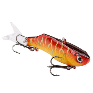 SeaKnight SK030 VIB 1PC 17.8g 75mm Sinking Fishing Lure Minnow Plastic Artificial Fishing Bait Hooks