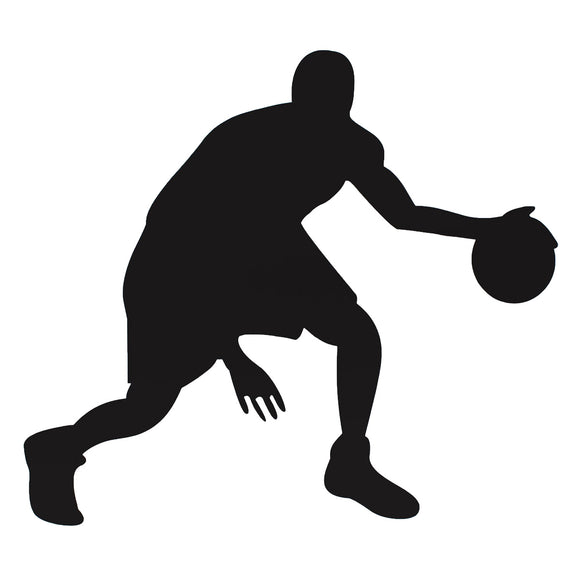 Basketball Man Black Vinyl Art DIY Decal Wall Sticker Home Wall Decal Removable Decoration