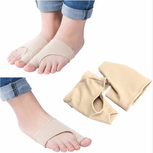 1pair Big Toe Bunion Pad Hallux Valgus Protector Corrector Sleeves Elastic