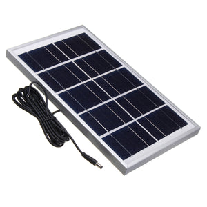 5V 7W Durdable Waterproof Polycrystalline Solar Panel Charger With 3M Cable For Emergency Light