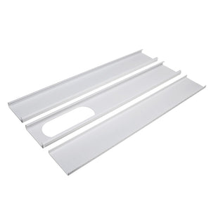 3pcs 1.9m Adjustable Window Kit Plate Accessories Air Conditioner Wind Shield For Portable Air Conditioner