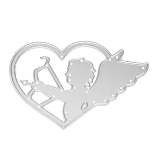 Angel Cupid Pattern Scrapbooking DIY Album Card Paper Craft Maker Metal Cutting Dies 5.1x8cm