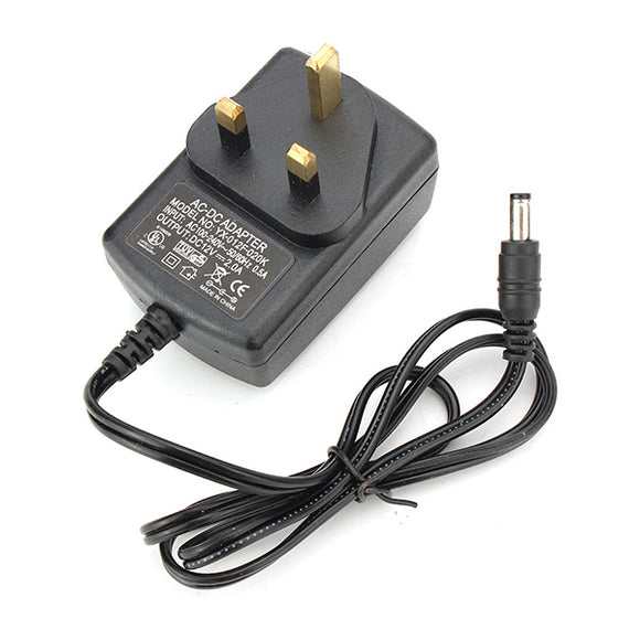 Lepy AC DC 12V 2A Power Supply Adapter Charger for Camera Tablet