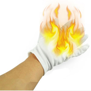 4Pcs Magic Prop Palm Fire Gloves Trick Funny Toys