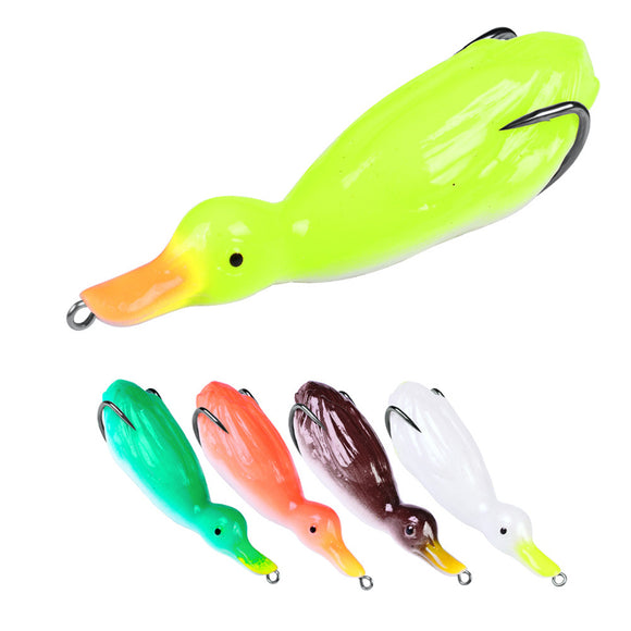 ZANLURE 5Pcs/Set 10.5cm 21g Artificial 3D Duck Bait Sinking Fishing Wobblers Soft Fishing Lure