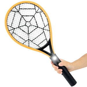 Electric Rechargeable Mosquito Swatter 3 Layer Mesh Mosquito Killer Hand Racket Pests Control with LED Light