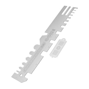 AJ0086 Alexen Model Etched Panel Hand Crimping Vise Auxiliary Ruler + Bend Plate