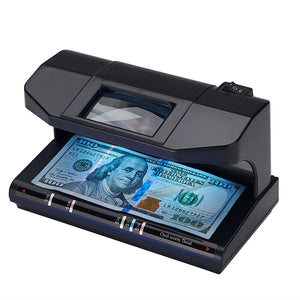 NanXing NX-1088 Money Detector 2X3W LED Cash Detector Magnetic Watermark Magnifier Counting