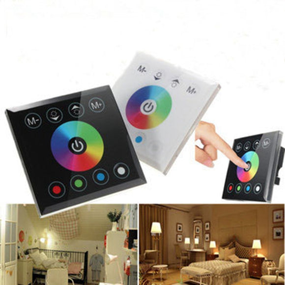 DIY Home Lighting RGBW LED Touch Panel Controller Touch Dimmer Switch For LED Strip Light DC 12-24V