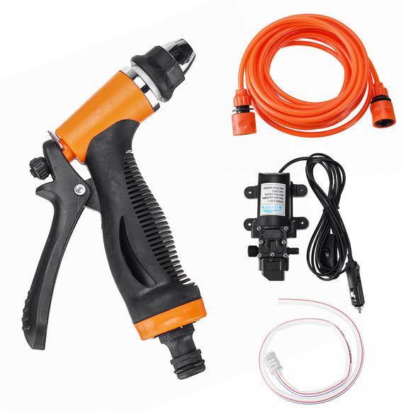 70W 12V Portable Electric High Pressure Car Washer Self-priming Pump