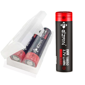 Eizfan 2pcs IMR 18650 high discharge 80A 40A 2200mAh 3.7V limn battery