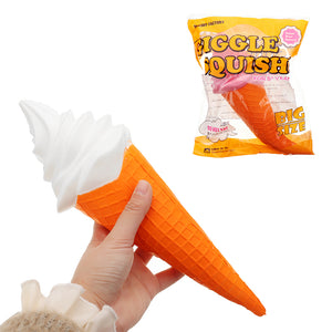 GiggleBread Ice Cream Squishy Cone Jumbo 29.5*9.5cm Slow Rising With Packaging