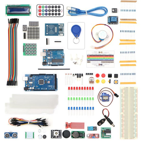 UNO R3 With Mega 2560 LCD1602 HC-SR04 Sensor Module Kit For Arduino