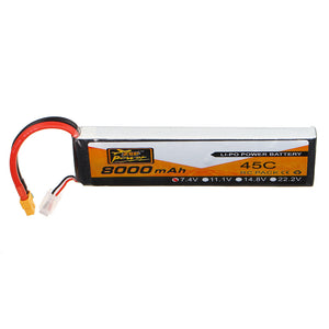 ZOP Power 7.4V 8000mAh 45C 2S Lipo Battery XT60 Plug for RC Racing Car