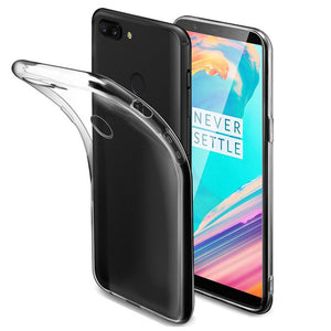 Transparent Ultra Slim Anti-Scratch TPU Soft Case For OnePlus 5T