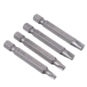 4pcs/set Magnetic Y Shaped Screwdriver Bit Hex Shank Y4/5/6/8 Screwdriver Bit