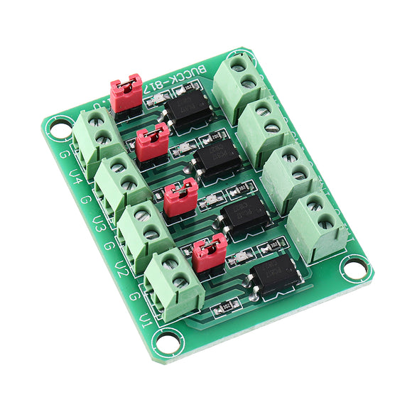 817 Optocoupler 4 Channel Voltage Isolation Board Voltage Control Switching Module Optical Isolation Module