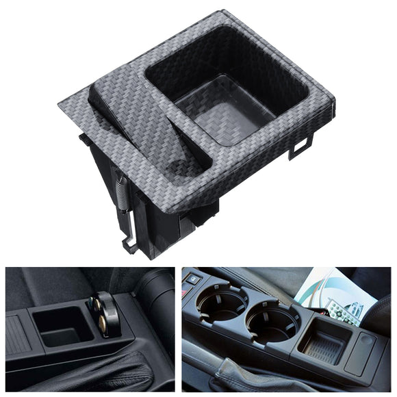 Carbon Centre Console Storage Tray Coin Box for BMW E46 325 3 Series 51168217957