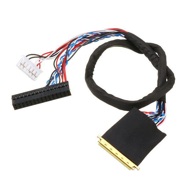 40P 2CH 6-bit LVDS I-PEX 20453-20455 For 17.3 Inch LED Notebook Screen Line LCD Driver Cable