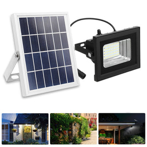 50 LED Solar Flood Light Outdoor Security Spotlight Garden Yard Path Wall Lamp