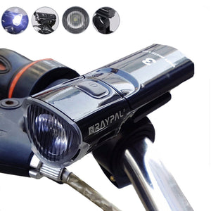 RAYPA 3W Led Flashlight Bicycle Head Front Light Bike Cycling Lights Torch with Light Clip Holder Ac