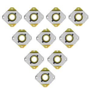 10Pcs 52.5*52.5*7mm 42 Stepper Motor Shock Absorber Steel Vibration Damper for 3D Printer