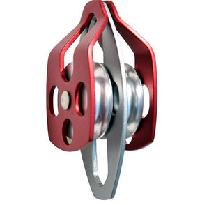 Outdoor Climbing Aluminium Magnesium Alloy Double Pulley Downhill Equipmet