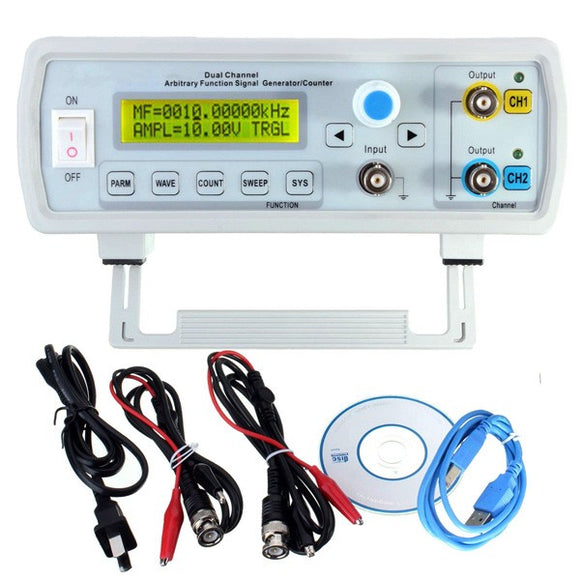 DANIU FY3224S Dual-channel Arbitrary Waveform DDS Function Signal Generator Sine Square Wave Sweep Counter