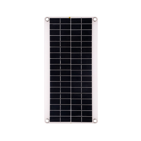 15W 18V Semi Flexible Solar Panel with 5V USB Port & Cables