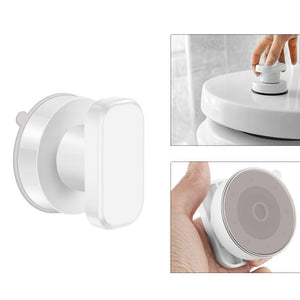 Safety White Bath Door Handles Bathroom Bathtub Anti Slip Powerful Suction Cup Wall Mounted Grab Bar