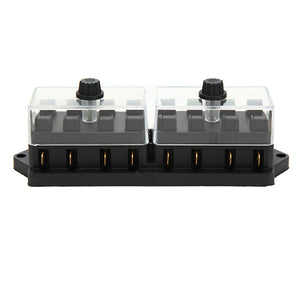 8 Way Car Auto Circuit Blade Fuse Box Holder ATC DC12V Waterproof