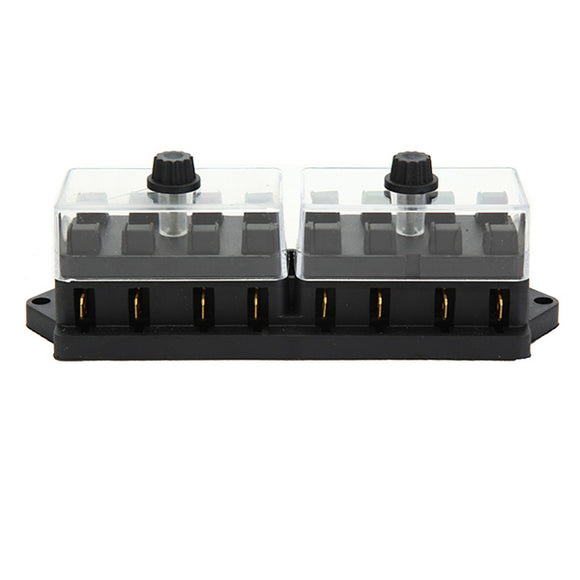 8 Way Car Auto Circuit Blade Fuse Box Holder ATC DC12V Waterproof