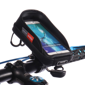 Outdoor Rainproof  Bicycle Front Frame Tube Handlebar Bag Riding Bag for Cell Phone Below 5.5 Inch