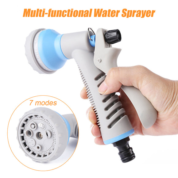 7 Model Multi-functional Garden Spray G-un Water Sprayer Hose Pipe Nozzle Sprinkle Tools