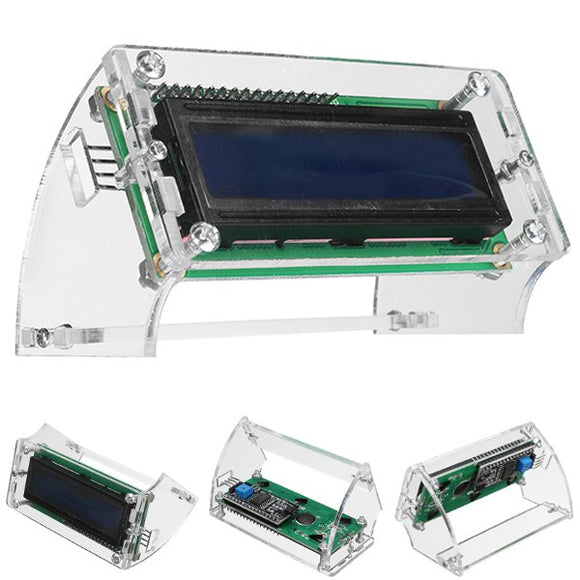 10pcs LCD1602 LCD Shell For 1602 Blue/Yellow And I2C 1602 Blue/Yellow Green Backlight LCD Module Case