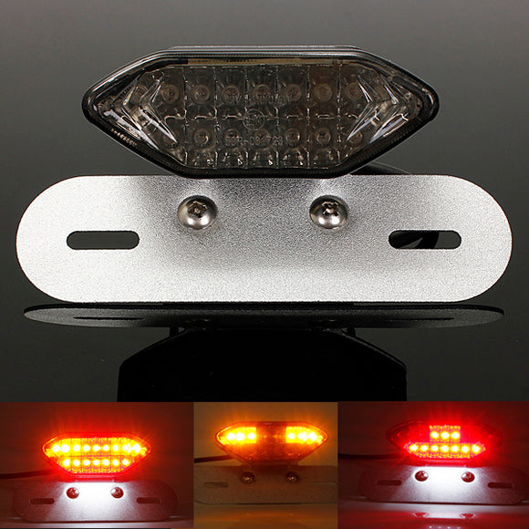 12V 16LED Motorcycle Quad ATV Brake Tail License Plate Light