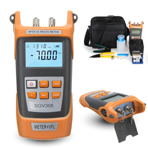 SGV305 Handheld Optical Power Meter Tester -70~+3dBm 1MW Visual Fault Locator FTTH Tools Set