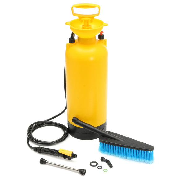 8L Portable Pressure Washer Power Pump Spray Car Wash Brush Hose Lance Cleaner