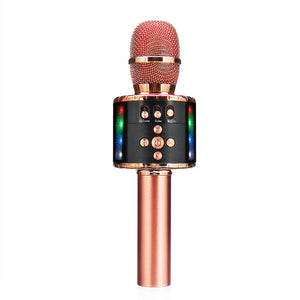 Professional bluetooth Wireless Handheld Microphone Speaker KTV Karaoke Mic Music Player Singing Recorder