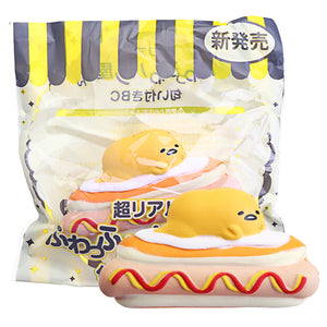 Squishy Jumbo Poached Egg Hot Dog 10CM Slow Rising Rebound With Packaging