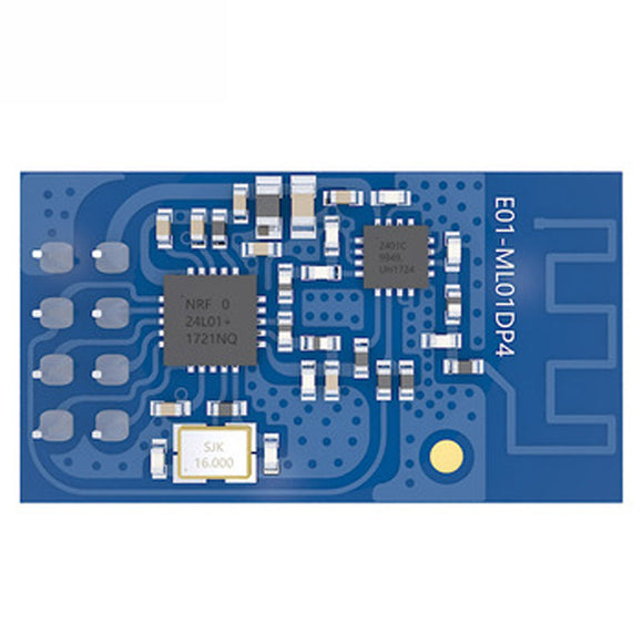 Cleqee-2 E01-ML01DP4 2.4GHz nRF24L01P SPI Interface 20dBm 2.4G nRF24L01 PA LNA PCB Antenna RF Transceiver Module