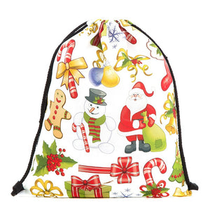 Christmas Backpack Shoulder Bag Drawstring Bag For Women Bag