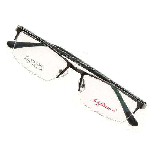 Metal Half Rimless Reading Glasses Myopic Eyewear Frame