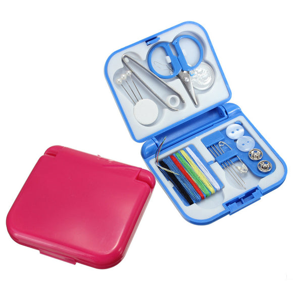 Portable Mini DIY Multi-function Sewing Kit Needle Thread Scissor Tools Home Travel Sewing Set