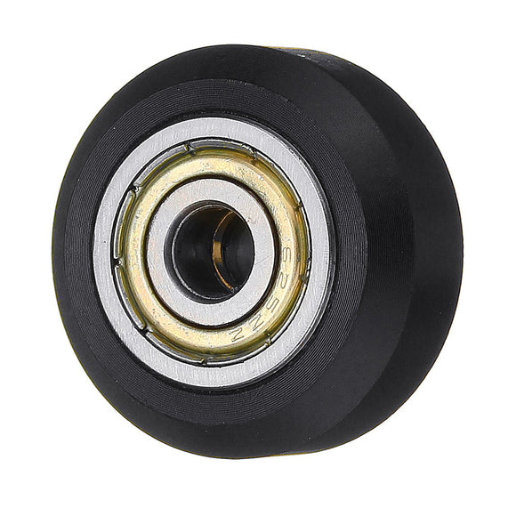 5pcs 625zz Flat Type Plastic Pulley Concave Idler Gear With Bearing for 3D Printer