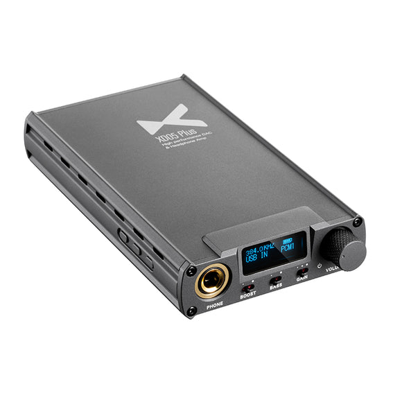 Xduoo XD05 Plus bluetooth 1000mW XMOS XU208 AK4493EQ HIFI Lossless Rechargeable DAC Headphone Amplifier Black