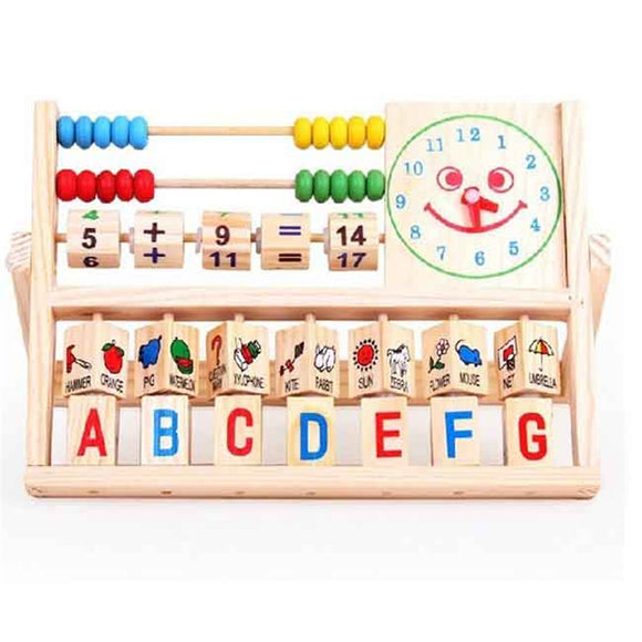 Bead Abacus Computing Frame Multifunctional Develoment Learning Educational Toy